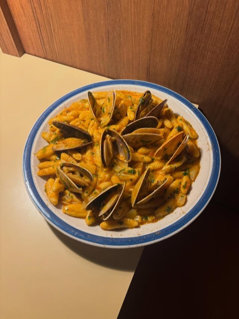 Cavatelli with Ballina pipis, chilli and anchovy butter